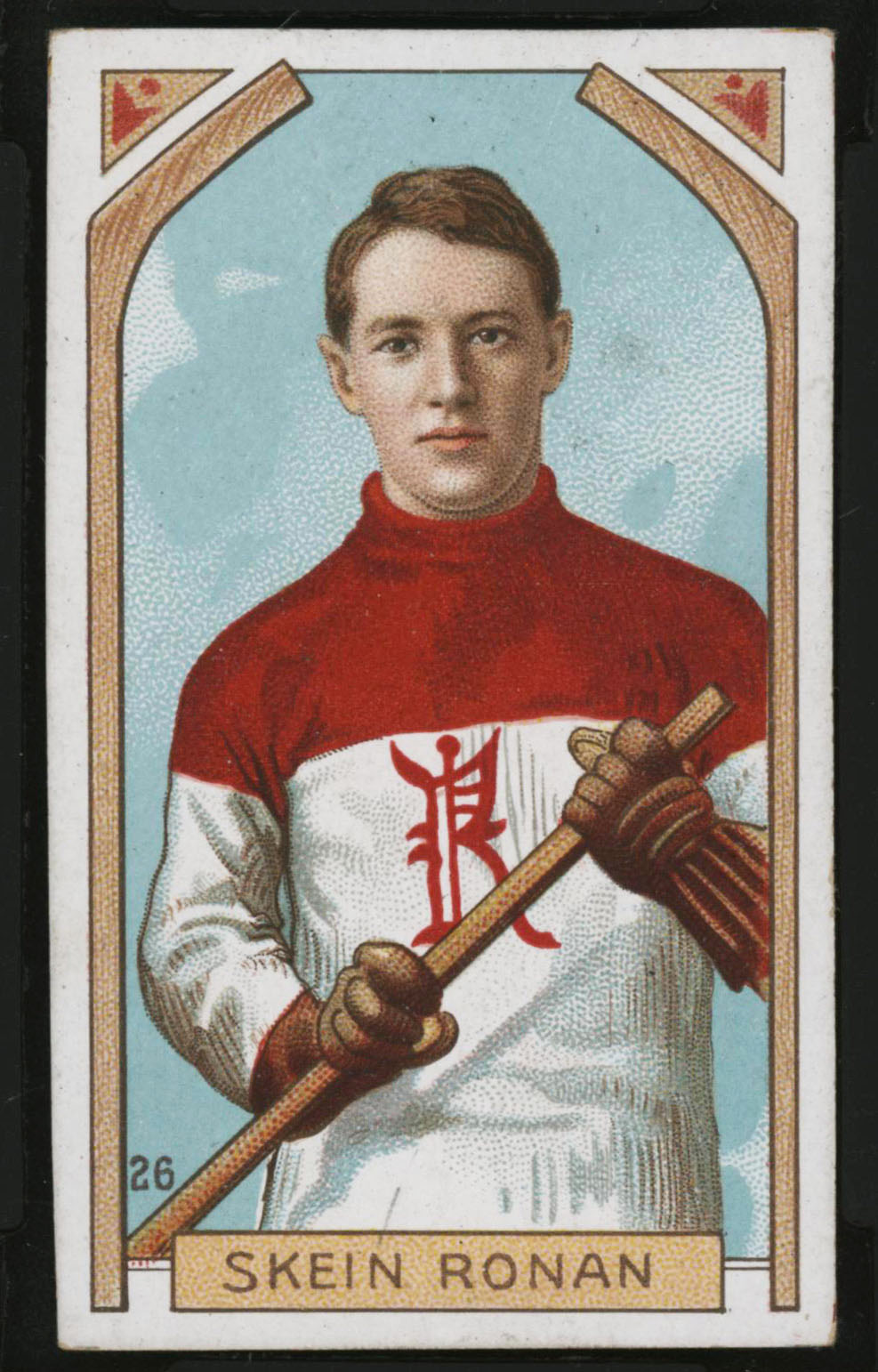 1911-1912 C55 Imperial Tobacco Hockey #26 Skein Ronan - Proof Front