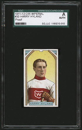 1911-1912 C55 Imperial Tobacco Hockey #30 Harry Hyland - Front