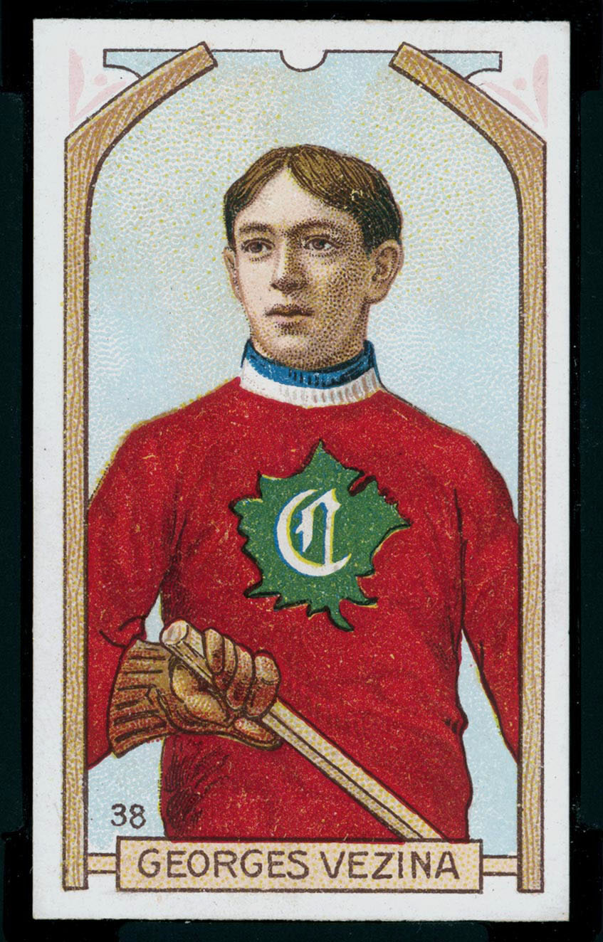 1911-1912 C55 Imperial Tobacco Hockey #38 Georges Vezina - Issued Front