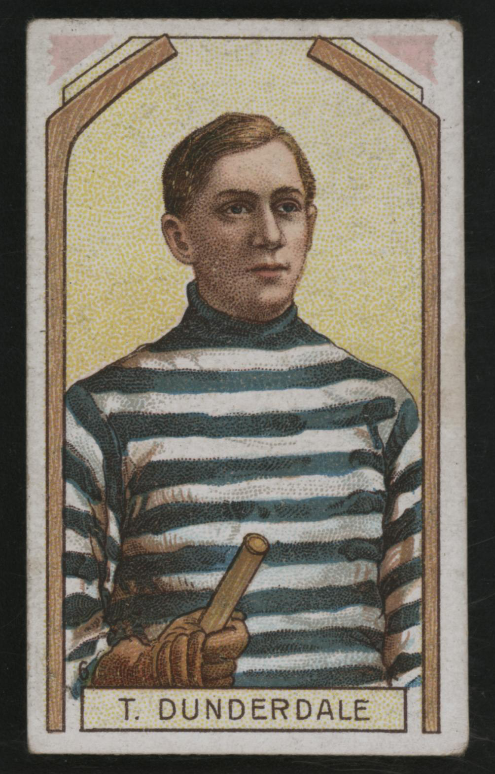1911-1912 C55 Imperial Tobacco Hockey #6 Tom Dunderdale - Issued Front