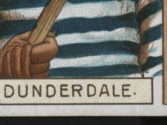 1911-1912 C55 Imperial Tobacco Hockey #6 Tom Dunderdale - Proof Detail 1