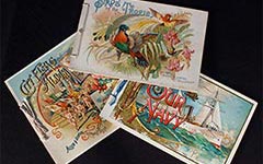 Examples of chromolithographic prints